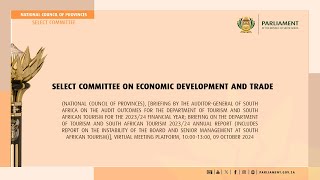 Select Committee on Economic Development and Trade 09 October 2024 [upl. by Rustie]