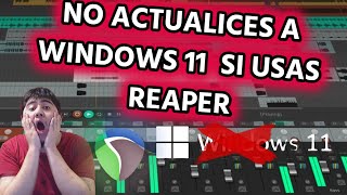 NO ACTUALICES A WINDOWS 11 SI USAS REAPER [upl. by Trinidad903]