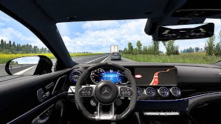 MercedesBenz Gt 63s 4Door Couple  Euro Truck Simulator 2  Game Play [upl. by Letti425]