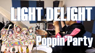 PoppinParty  Light Delight drum cover [upl. by Barbara-Anne]