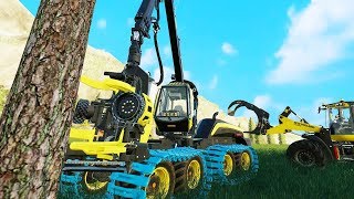 New Million Dollar Forestry Business  Farming Simulator 19 Felsbrunn [upl. by Niamert779]