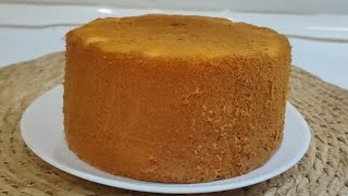 Only 5 Ingredients Simple Sponge Cake Recipe [upl. by Ataner]