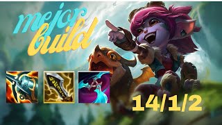 La NUEVA MEJOR BUILD de TRISTANA ADC con el REWORK de OBJETOS [upl. by Anneres]