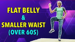 15MIN WORKOUT FOR SENIORS FLAT BELLY amp SMALLER WAIST OVER 60s [upl. by Ecnerrat309]