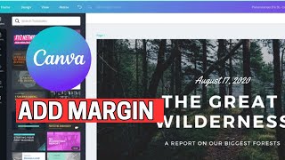 How to Add Margin in Canva 2024 [upl. by Haymes160]