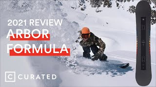 2021 Arbor Formula Camber Snowboard Review  Curated [upl. by Fabiano]