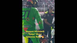 Moment Morbidelli quotGeberquot Motor Valentino Rossi motogp [upl. by Ayisan121]