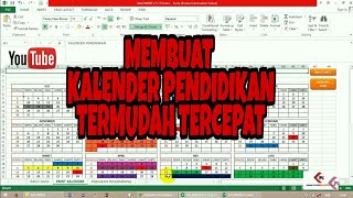 Tutorial membuat KALENDER PENDIDIKAN TAHUN 20242025 GRATIS APLIKASI KALENDER [upl. by Aleta581]