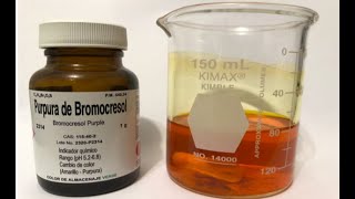 Indicadores pH Púrpura de Bromocresol [upl. by Lyrac551]