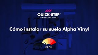 Cómo empezar a colocar un suelo de vinilo Alpha de QuickStep  Tutorial de QuickStep [upl. by Epilef281]