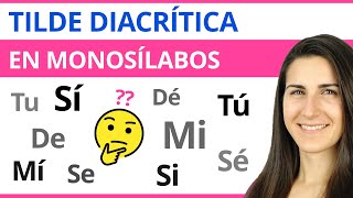 TILDE DIACRÍTICA en Monosílabos 📝 [upl. by Sedicla386]