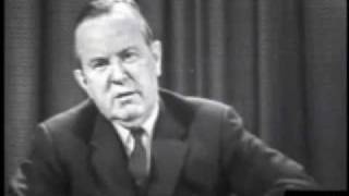 November 22 1963  Prime Minister of Canada Lester B Pearson following President Kennedys death [upl. by Anayeek278]