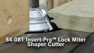 SuperStrong Mitered Corners with the InsertPro Lock Miter Shaper Cutter [upl. by Schluter354]