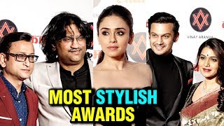 Lokmat Most Stylish Awards  Red Carpet  Adinath amp Urmila Kothare AjayAtul [upl. by Fried]