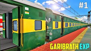 GARIBRATH EXPRESS TRAIN JOURNEY IN IRMSTS  INDIAN RAILWAYS  🚂 [upl. by Sean935]