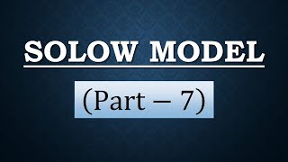 Solow Model Part7 Golden Rule Steady State Numerical Example [upl. by Hearn]