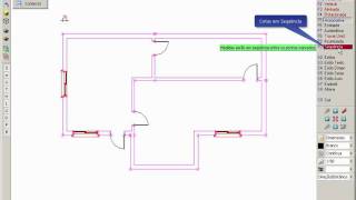 DataCAD 12  Dimensionamento do Projeto [upl. by Gayelord730]