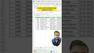 Boost Speed in Excel‼️Learn Amazing 5 Excel Shortcuts excel exceltricks exceltutorial shorts [upl. by Mehalek]