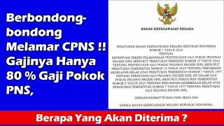 Menjadi CPNS Diburu Banyak Orang Berapa Sih Gaji CPNS 2024  Silahkan Disimak  kangedibae [upl. by Ecidnarb]