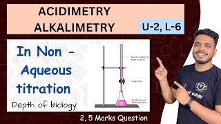 acidimetry and alkalimetry titration  non aqueous titration acidimetry alkalimetry sgsir [upl. by Elyl521]