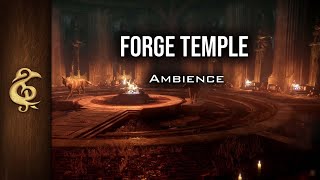 Forge Temple  RPG Dwarven Ambience  3 Hours [upl. by Orran]