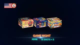 Game Night 3 Pack  Winda Fireworks  200 Grams  P5198 [upl. by Arvie]