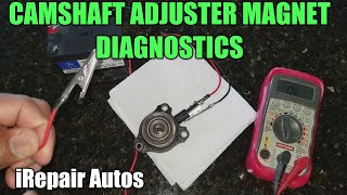 Mercedes Camshaft Adjuster Magnet Diagnostics DIY [upl. by Roderica]