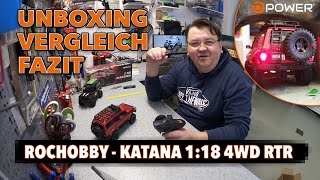 Der beste Mini RC Scale Crawler  Rochobby Katana 118 4WD  Crawler RTR 24GHz  Unboxing [upl. by Ybbil]