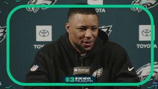 Philadelphia Eagles RB Saquon Barkley  Introductory press conference [upl. by Nilac]