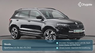 Skoda Karoq  SportLine 15 TSI 150 PS DSG  Citygate West London ŠKODA [upl. by Vidal]