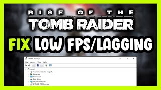 How to FIX Rise of the Tomb Raider Low FPS Drops amp Lagging [upl. by Llereg]