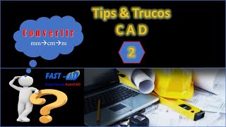 📏 Como escalar un dibujo para convertirlo de mmcmmts  AutoCAD [upl. by Olag391]