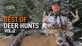 Best Of Deer Hunts Vol2  Canada in the Rough ULTIMATE Bowhunting Compilation [upl. by Nisa469]