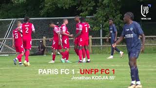 Résumé de la rencontre entre le Paris FC et lUNFP FC du 7 août 2024 [upl. by Ytteb996]