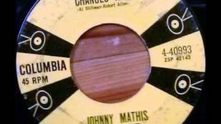 Johnny Mathis  Chances Are on 1957 Columbia 45 Record [upl. by Anattar988]