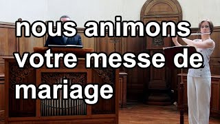 Musique amp émotion pour votre cérémonie de mariage  Animation musique amp chant [upl. by Llenol]