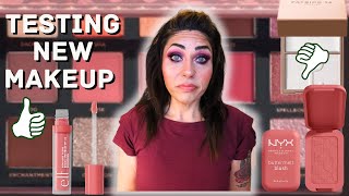 TESTING NEW MAKEUP WELLTHIS WAS A DISASTER 6 PRODUCTS TESTED  TUTORIAL amp REVIEW [upl. by Lleirbag]