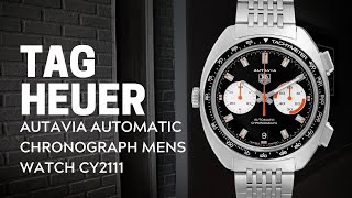 Tag Heuer Autavia Automatic Chronograph Mens Watch CY2111  SwissWatchExpo [upl. by Ayotahs88]