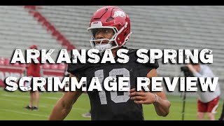 Arkansas Spring Scrimmage Review [upl. by Sabu]