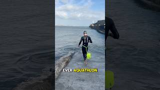 Debut Aquathlon FULL RACE VLOG OUT triathlon [upl. by Elletnahs430]