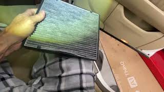 2005 Lexus LS430 cabin air filter removal [upl. by Elora]