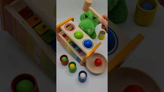 Ball Mallet 🐸 Xylophone 🌈 Balls 🌈 Hammer xylophone ballmallet sweetmarblescandy [upl. by Ysset]