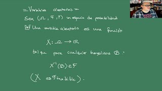 Proba y Estocásticos Sesión 9 Lema de BorelCantelli y Variables aleatorias [upl. by Markiv294]