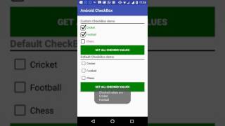 Android CheckBox  Customization amp Usage [upl. by Soloma533]