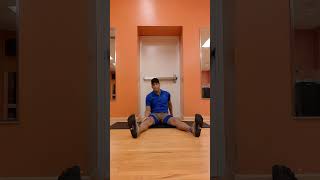 Hurdler Hamstring amp Hip INternal Rotator Stretch shorts flexibility stretching mobility [upl. by Cynthea707]