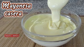 MAYONESA CASERA natural deliciosa y muy fácil de hacer [upl. by Michail]