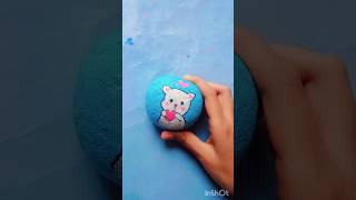 Bubu stone painting dudububu stonepainting painting youtubeshorts Canvascreationhub48 [upl. by Limemann]