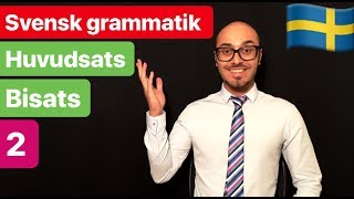 Huvudsats  bisats 2  svenska persiska  گرامرزبان سوئدی [upl. by Matthaus]