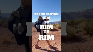 Grand Canyon Rim to Rim to Rim Hike hiking grandcanyon hikingadventures arizona [upl. by Zanze]