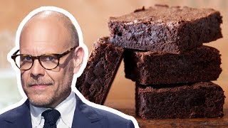 Alton Brown Makes the Best Homemade Cocoa Brownies  Good Eats  Food Network [upl. by Attelrahc]